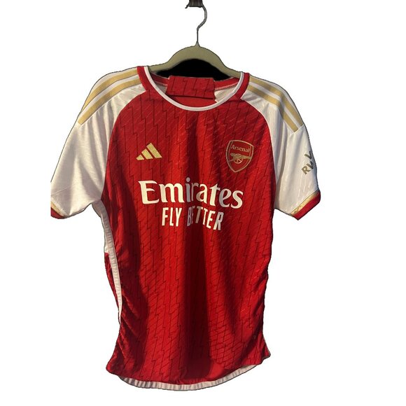 Men's Addidas Soccer Jersey Fly Emirates Sz XL Slim Fit - Picture 1 of 3